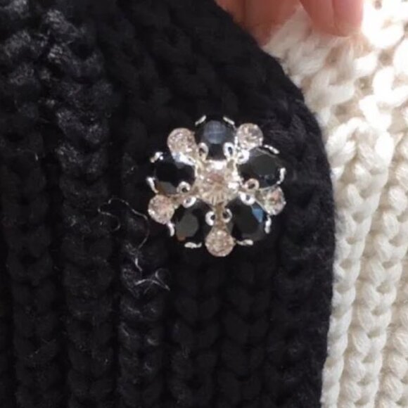 NWT Self-Portrait Two Tone Button-up Cardigan - Picture 10 of 10